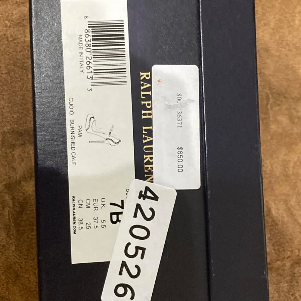 Ralph Lauren purple label Mary Jane pumps NIB